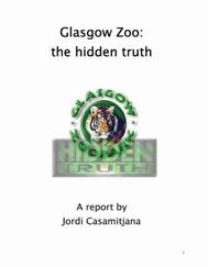 Glasgow zoo the hidden truth report frontcover